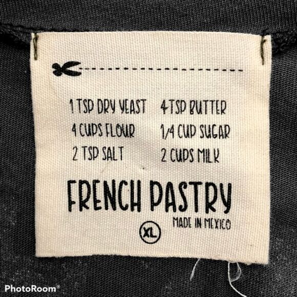 COPY - French Pastry Cropped Graphic T-Shirt - Picture 4 of 5